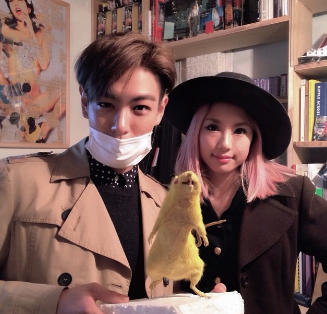 TOP with ELLIE Chim Pom Studio 2015-02-28 Tokyo 200.jpg