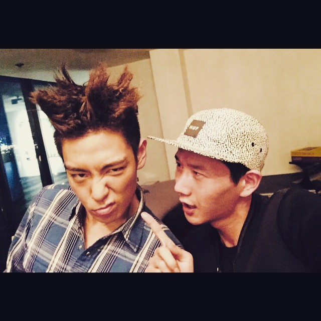 GOJ7 Instagram with TOP 2015-04-20