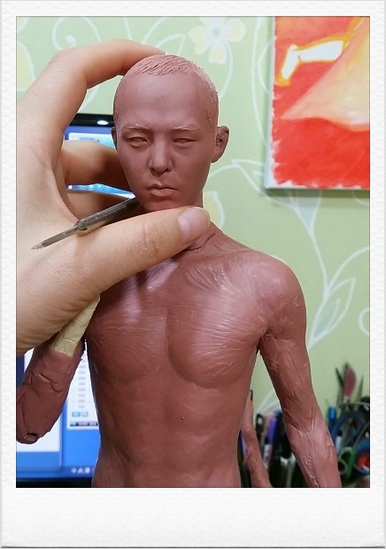 G-Dragon Doll process 09.jpg