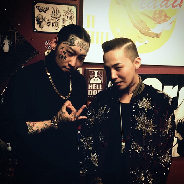 nothingnnothing IG with G-Dragon 2015-05-08