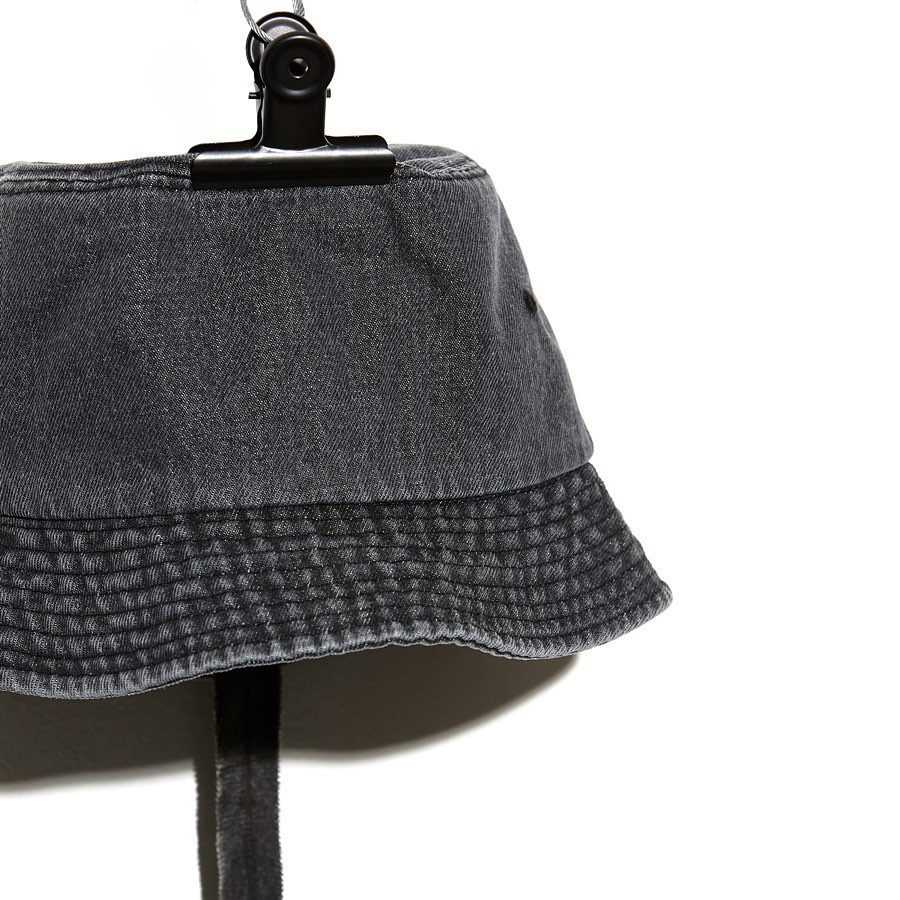 PMO®➖DENIM BUCKET HAT #1 BLACK