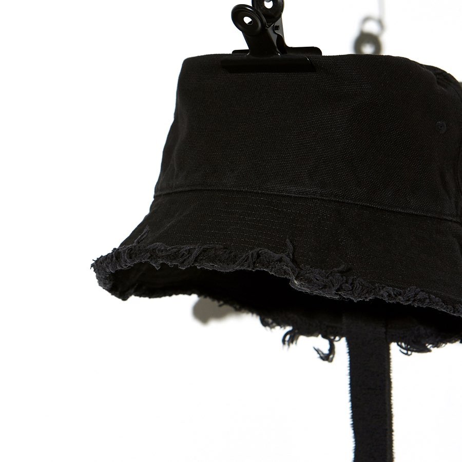 PMO®➖CANVAS BUCKET HAT #1 BLACK