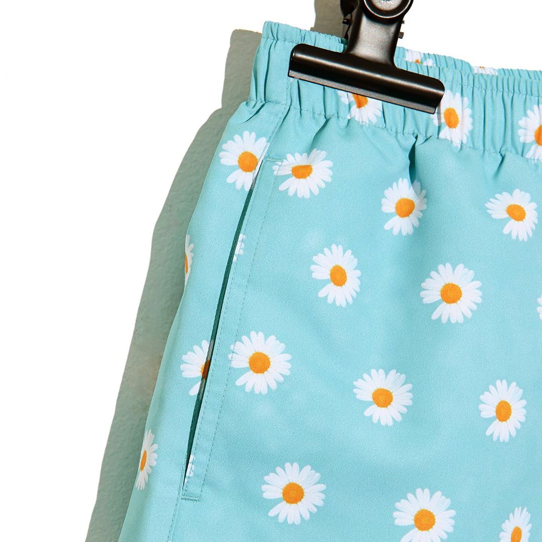 PMO®➖DAISY ALLOVER SHORT PANTS #1 SKY BLUE