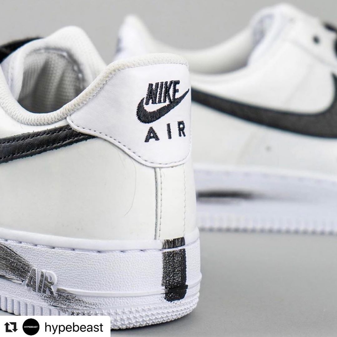 #Repost @hypebeast with @make_repost・・・@hypebeastkicks: Here’s a detailed look at @xxxibgdrgn‘s peaceminusonedotcom x @nike Air Force 1 “Para-Noise 2.0.” The upcoming colorway is centered around a white-tone painted premium leather upper, that once again peels away to reveal an original artwork. Accenting the design is a contrasting black tumbled leather Swoosh and black embroidered daisy motifs, printed insoles and a white AF1 sole unit dressed all over with haphazardly applied strokes of black paint. It’s expected to release sometime in September for $200 USD, but stay tuned for official notes. ⁠⠀Photo: @yankeekicks