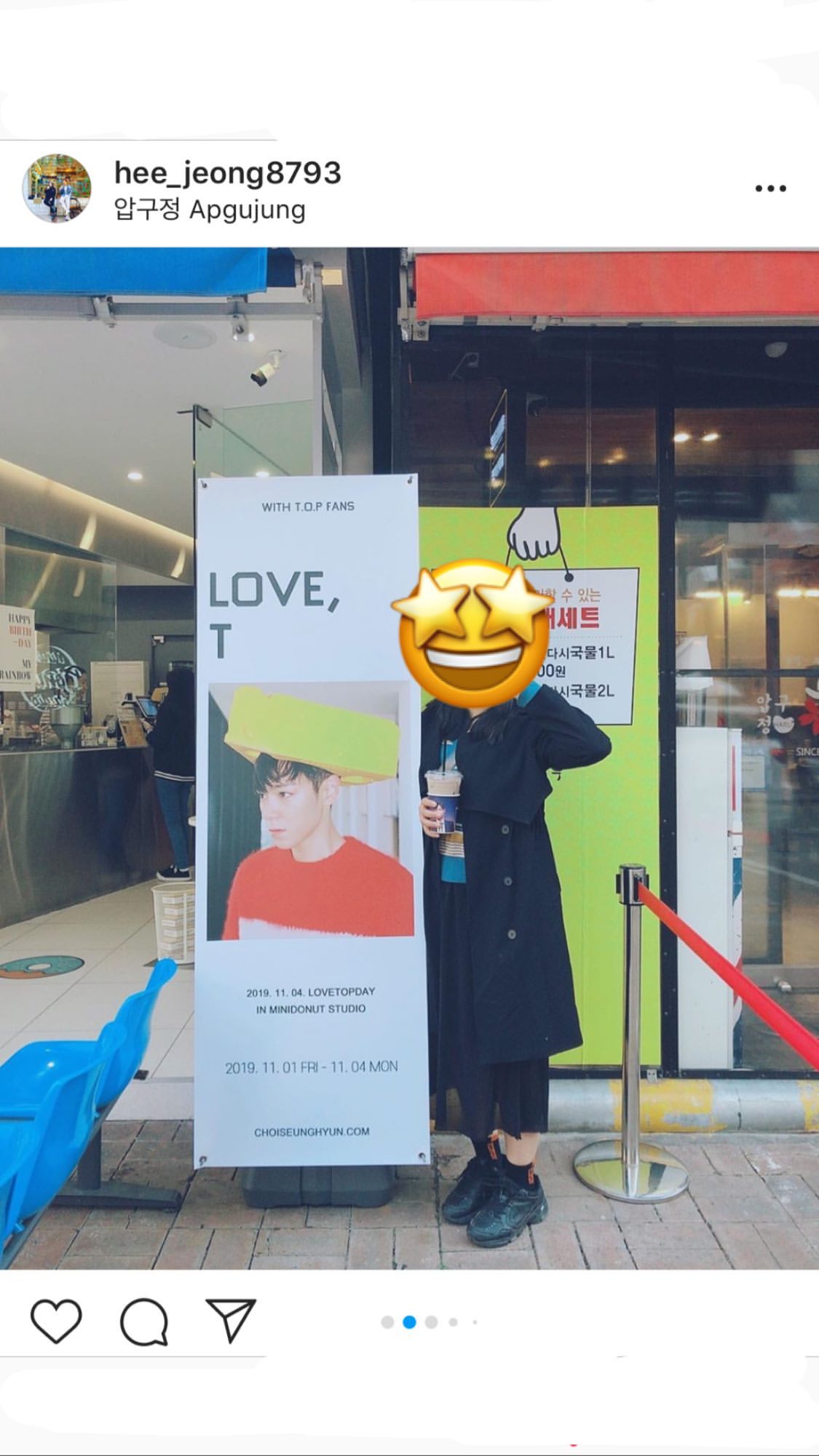 T.O.P Instagram Story 2019-11-01 16:22:48 KST