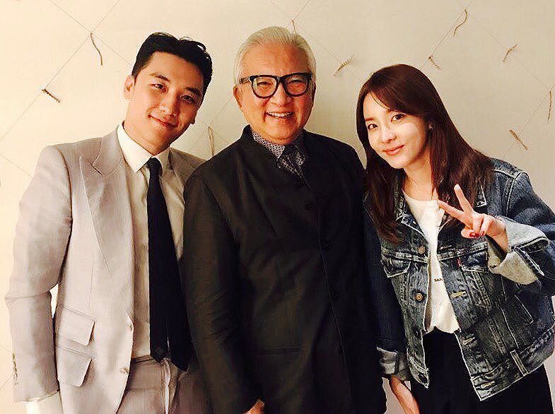 Seungri Instagram Sep 7, 2017 2:09pm 조태권 회장님과 오랫만에 만난 다라누나 @daraxxi 와의 저녁식사 #한식 #가온 #1등식당