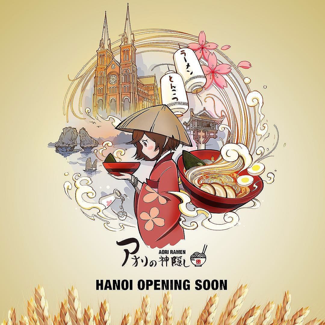 Seungri Instagram Oct 23, 2017 1:14pm @aoriramen #hanoi #vietnam opening soon  #아오리라멘 #베트남 #하노이 #베트남진출 #アオリの神隠し