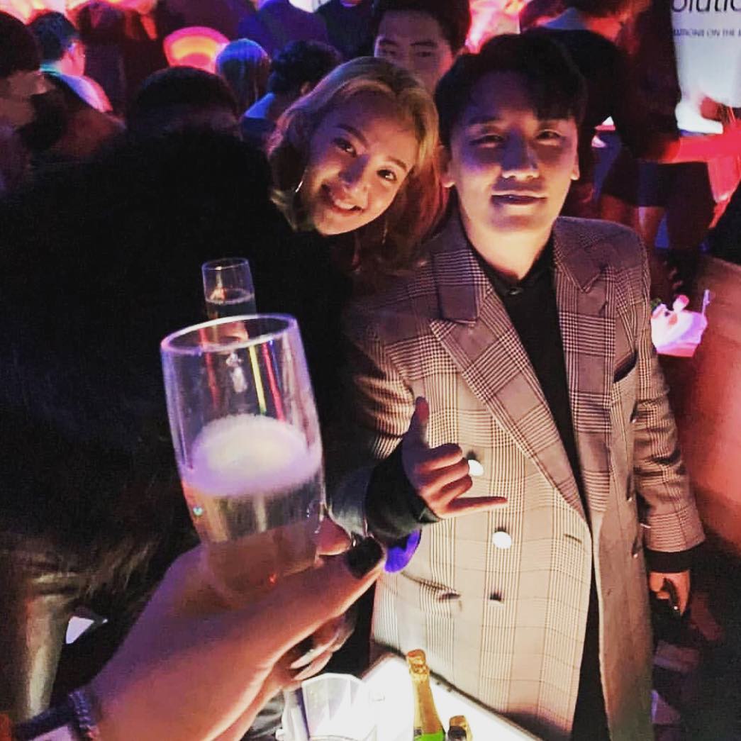 오랜만의 #소시뱅 @watasiwahyo 누나 디제이 데뷔 축하드립니다 . ?#효연
