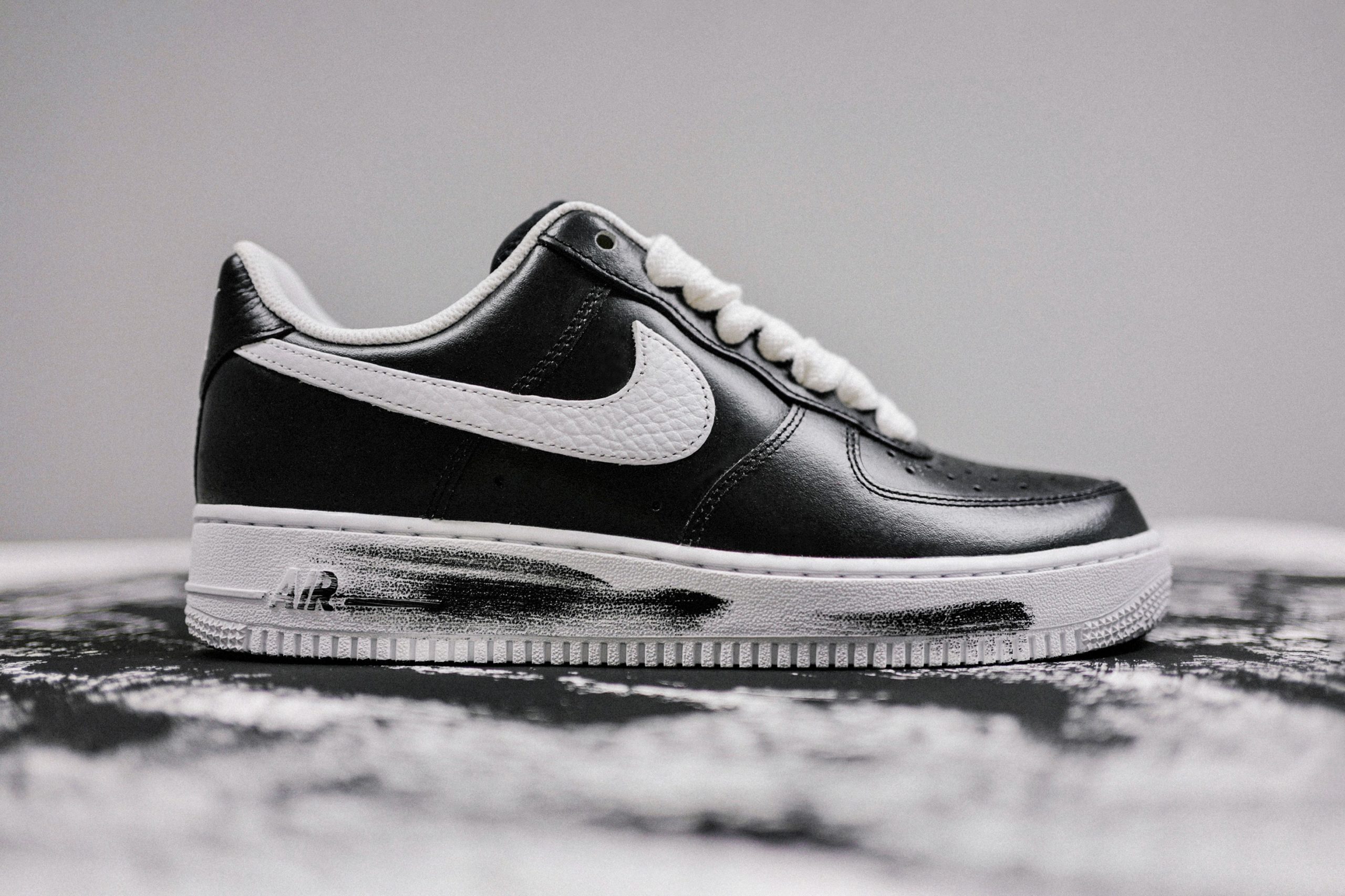 G-Dragon PEACEMINUSONE Nike Air Force 1 Para-Noise Closer Look BIGBANG Kpop sneakers kicks footwear 