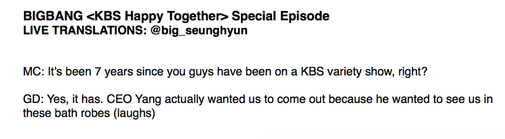 Happy Together BIGBANG
