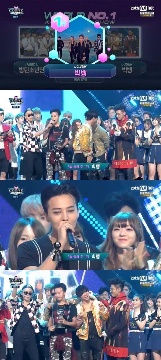 bigbang mcountdown win