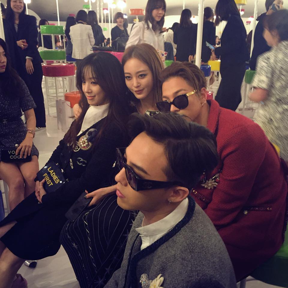 Jung Rye Won, Han Ye Seul, G-Dragon, Taeyang