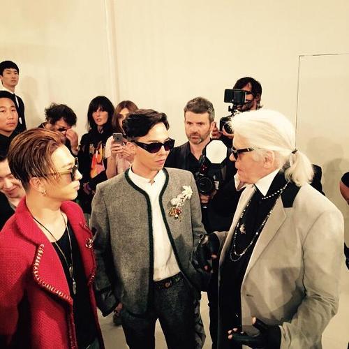 Taeyang G-Dragon Karl Lagerfeld