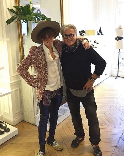 g-dragon and shoes designer