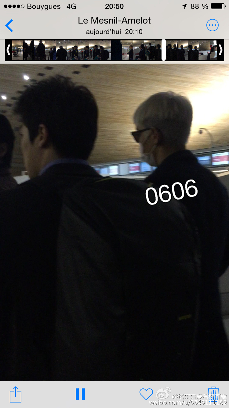 TOP Departure Paris 2016-01-25 By 塔哥哥爱着权可爱 (4)