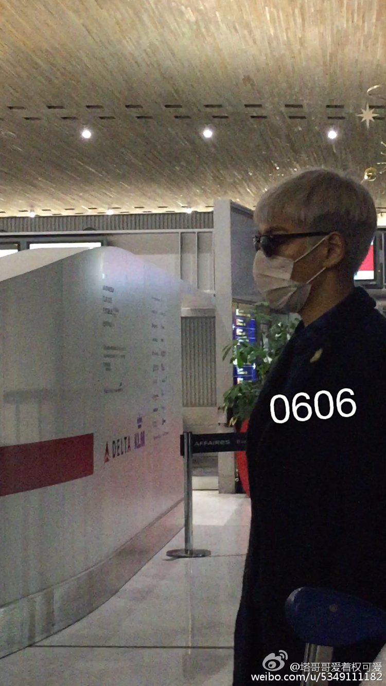TOP Departure Paris 2016-01-25 By 塔哥哥爱着权可爱 (6)