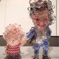 Curated by T.O.P  Kohei Nawa PixCell-T.O.P (DOOM DADA) Mixed Media, 2016 h 19.3cm x w 26cm x d 18.3cm #TTTOPxSothebys #KoheiNawa