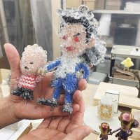 Curated by T.O.P  Kohei Nawa PixCell-T.O.P (DOOM DADA) Mixed Media, 2016 h 19.3cm x w 26cm x d 18.3cm #TTTOPxSothebys #KoheiNawa