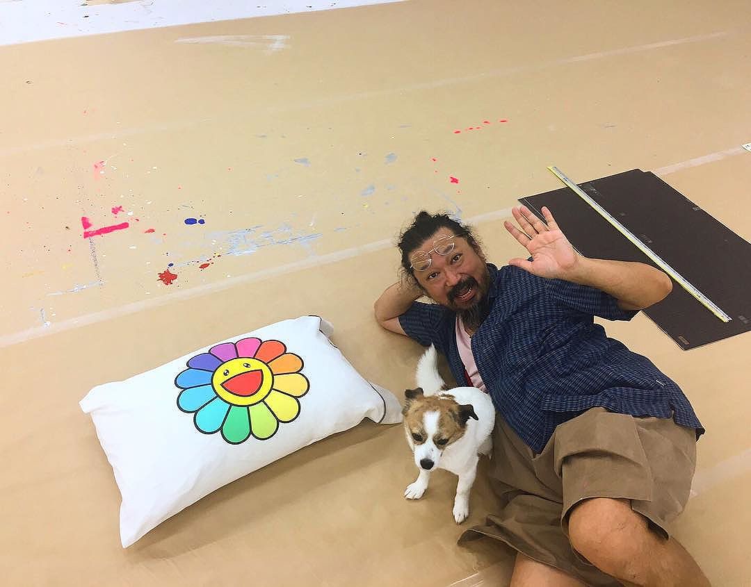 TOP Instagram Sep 13, 2016 5:57pm MurakamiTakashi x T.O.P #TTTOP @Sothebys @takashipom