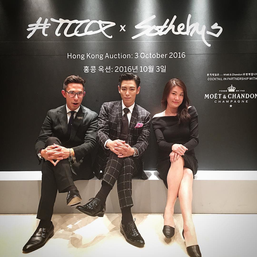 TOP Instagram Sep 20, 2016 10:10pm Thank you Yuki san!
& @Sothebys