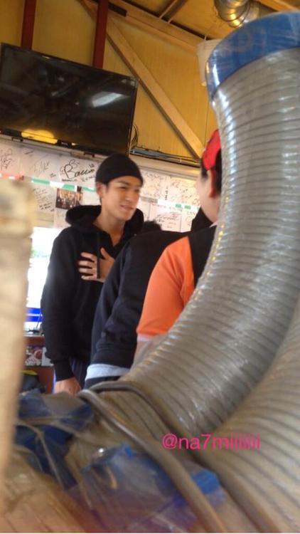 The lucky person bbed into TOP near YG in Seoul and got his...