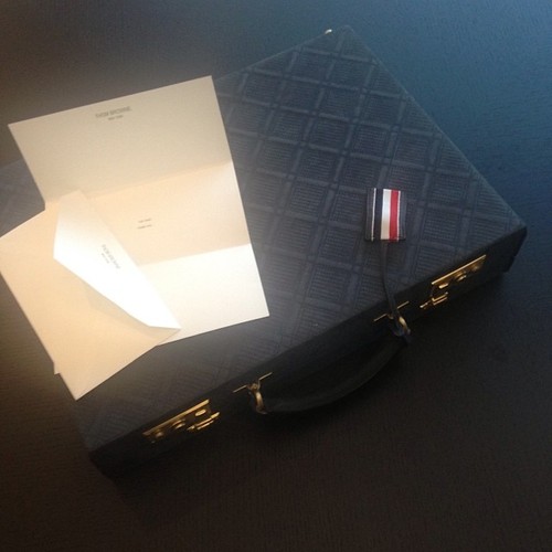 Instagram Update by Taeyang: Thank u #THOMBROWNE by youngbeezzy...