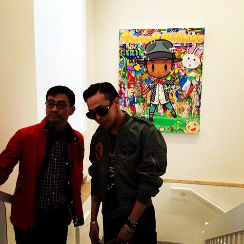 GDs instagram update 20140526: It was a pleasure to meet you man...