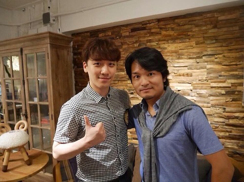 Seungri with Ozawa Rosuke - from FB page....
